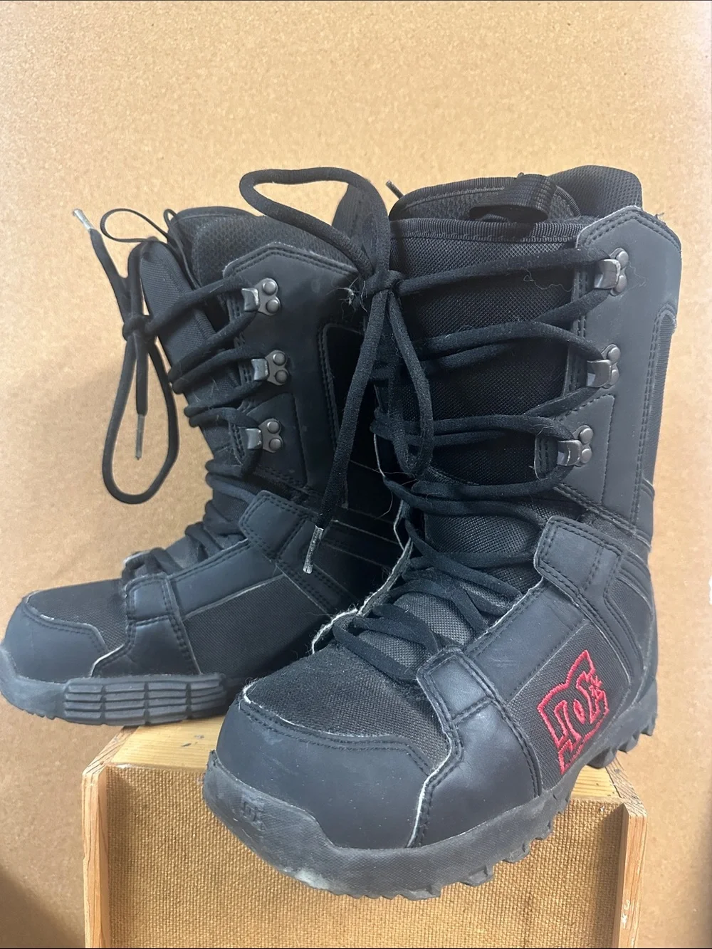 DC Mens Black Snowboard Boots